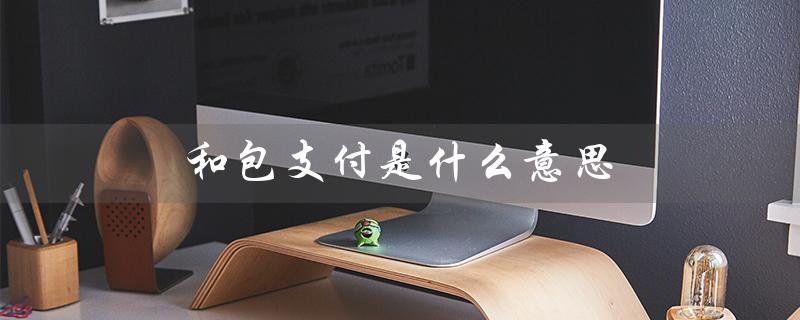 和包支付是什么意思（和包支付扣费吗）