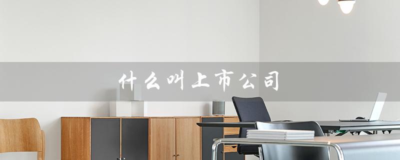什么叫上市公司（上市公司的定义及意义）