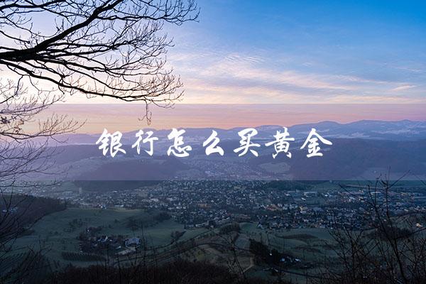 银行怎么买黄金（银行如何购买黄金实物）