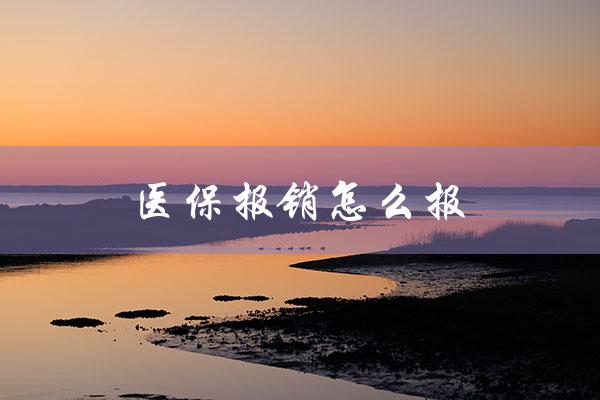 医保报销怎么报（医保报销流程是什么）