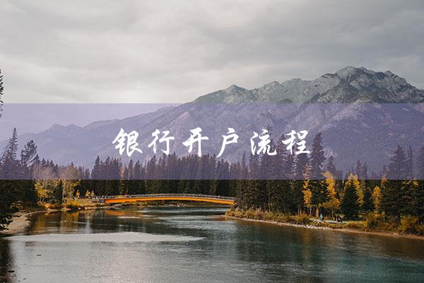 银行开户流程（银行开户流程是什么）