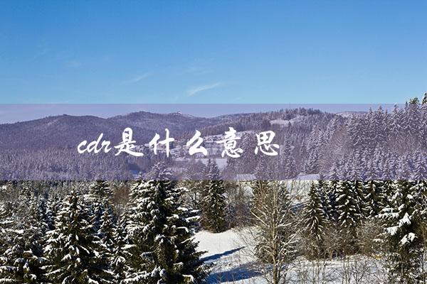 cdr是什么意思（什么是免疫学中的CDR）