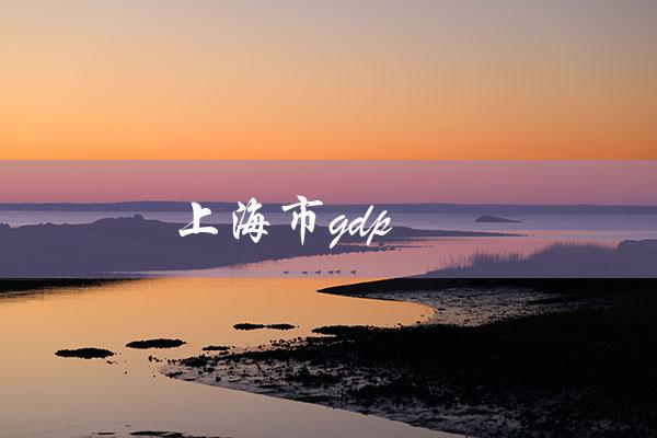 上海市gdp（上海2022年GDP多少）