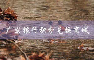 广发银行积分兑换商城（广发银行积分商城app）