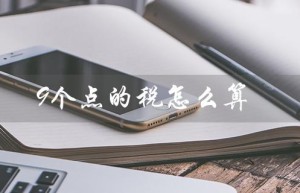 9个点的税怎么算（20万9个点税该如何计算）