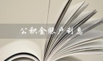 公积金账户利息（公积金账户利息结算方式是什么）