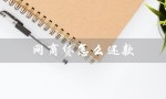 网商贷怎么还款（网商贷还款方式是什么）