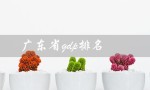 广东省gdp排名（广东省各市GDP排名是怎样的）