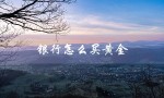 银行怎么买黄金（银行如何购买黄金实物）